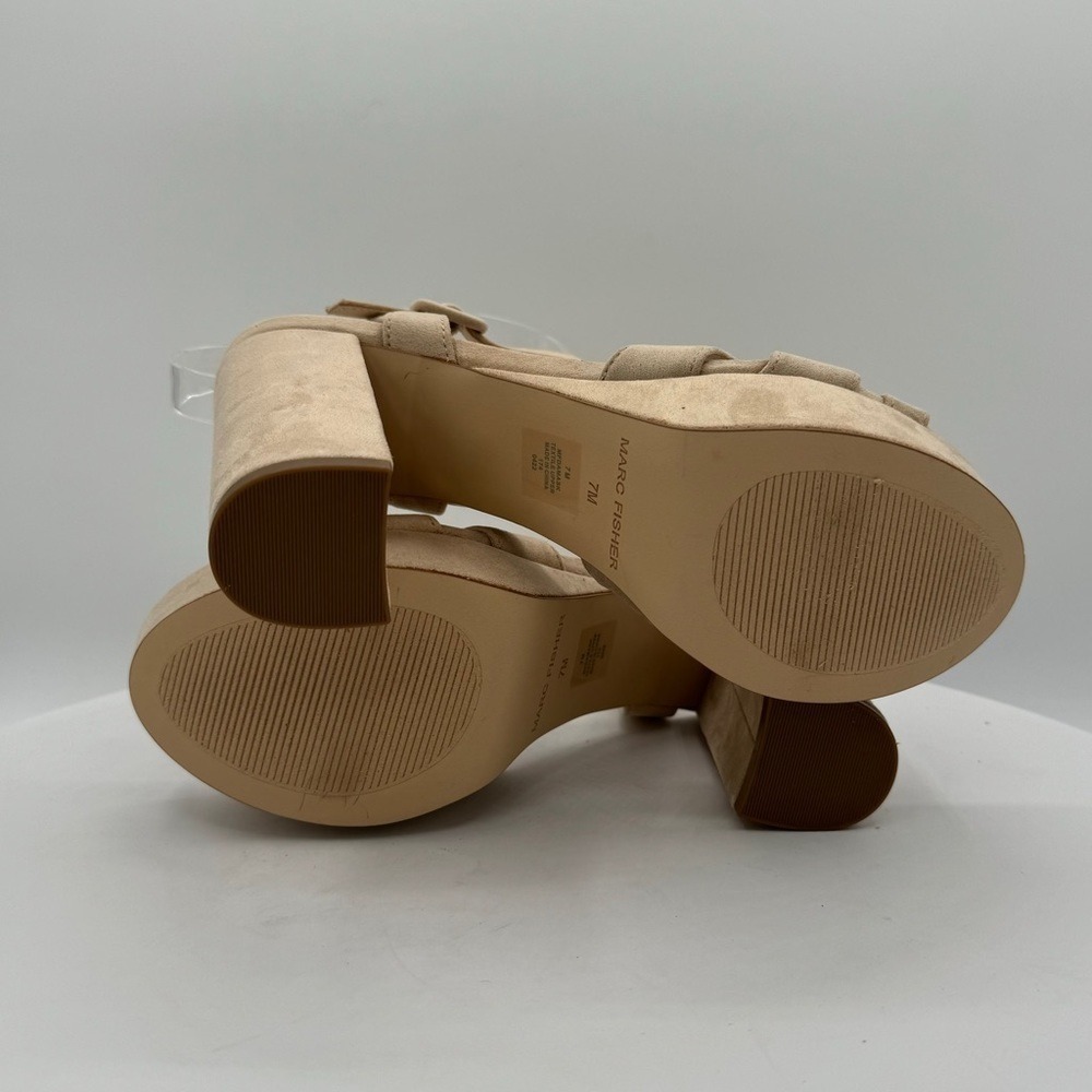 Marc Fisher Damask Light Pink Platform Block Heel Sandals 7 NWT MSRP $150 - Picture 9 of 9